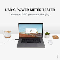 Plugable USB C Power Meter Tester for Monitoring USB-C Connections - Digital Multimeter for USB-C Cables, Laptops, Phones and Chargers - The Gadget Collective
