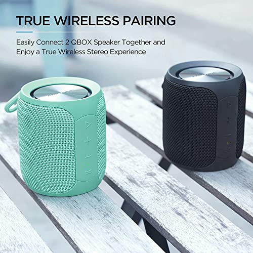 Portable Bluetooth Speaker, Wireless IPX7 Waterproof Outdoor Speaker with Subwoofer, 16W Louder Volume, Longer Playtime, Bluetooth 5.0, Dual Pairing, Portable Speaker for Party Beach Camping, Black - The Gadget Collective