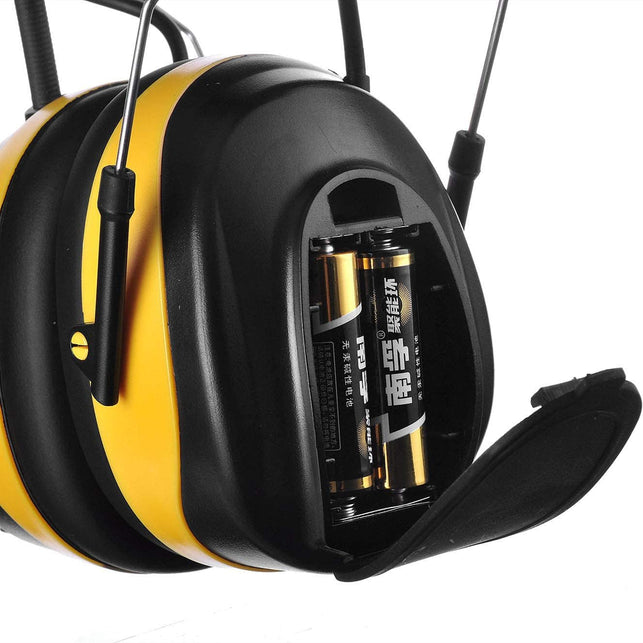 PROTEAR Digital AM FM Radio Headphones, 25Db NRR Ear Protection Safety Ear Muffs - The Gadget Collective