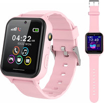PTHTECHUS Smart Watch for Kids - Boys Girls Smartwatch with 2 Way Phone Need 2G SIM to Call SOS Games Music MP3 Player HD Selfie Camera Calculator Alarm Timer 12/24 Hours for 4-15 Years Old Students - The Gadget Collective