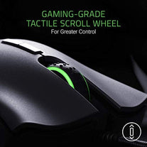 Razer Deathadder Elite Gaming Mouse: 16,000 DPI Optical Sensor - Chroma RGB Lighting - 7 Programmable Buttons - Mechanical Switches - Rubber Side Grips - Matte Black - The Gadget Collective