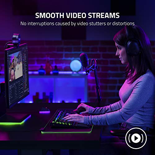 Razer Kiyo Pro Streaming Webcam: Full HD 1080p 60FPS - Adaptive Light Sensor - HDR-Enabled - Wide-Angle Lens with Adjustable FOV - Works with Zoom/Teams/Skype for Conferencing and Video Calling - The Gadget Collective