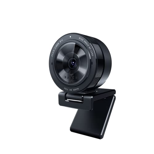 Razer Kiyo Pro Streaming Webcam: Full HD 1080p 60FPS - Adaptive Light Sensor - HDR-Enabled - Wide-Angle Lens with Adjustable FOV - Works with Zoom/Teams/Skype for Conferencing and Video Calling - The Gadget Collective