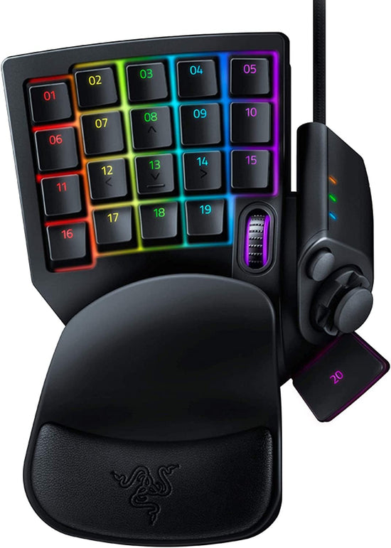 Razer Tartarus V2 Gaming Keypad: Mecha-Membrane Key Switches - 32 Programmable Keys - Customizable Chroma RGB Lighting - Programmable Macros - Classic Black - The Gadget Collective