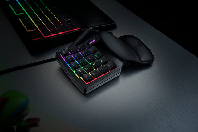 Razer Tartarus V2 Gaming Keypad: Mecha-Membrane Key Switches - 32 Programmable Keys - Customizable Chroma RGB Lighting - Programmable Macros - Classic Black - The Gadget Collective