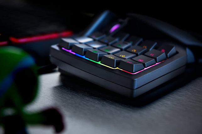 Razer Tartarus V2 Gaming Keypad: Mecha-Membrane Key Switches - 32 Programmable Keys - Customizable Chroma RGB Lighting - Programmable Macros - Classic Black - The Gadget Collective