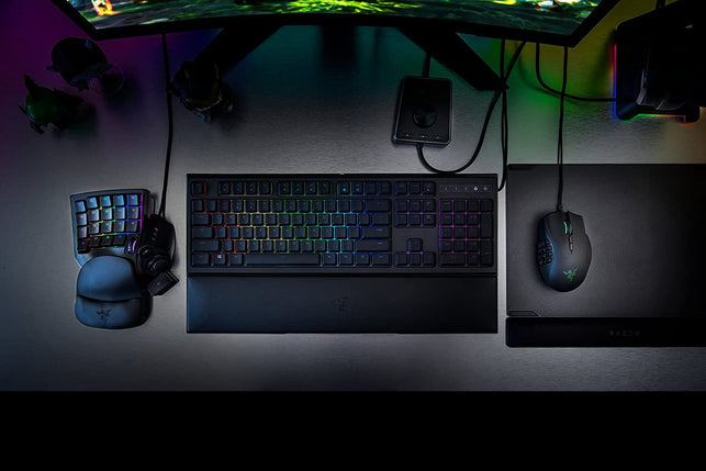 Razer Tartarus V2 Gaming Keypad: Mecha-Membrane Key Switches - 32 Programmable Keys - Customizable Chroma RGB Lighting - Programmable Macros - Classic Black - The Gadget Collective