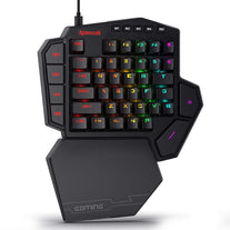 Redragon K585 DITI One-Handed RGB Mechanical Gaming Keyboard, Blue Switches, Professional Gaming Keypad with 7 Onboard Macro Keys, Detachable Wrist Re - The Gadget Collective