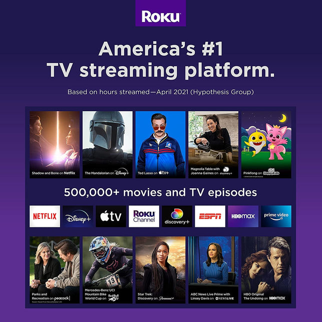 Roku Streaming Stick+ | HD/4K/HDR Streaming Device with Long-Range Wireless and Roku Voice Remote with TV Controls - The Gadget Collective