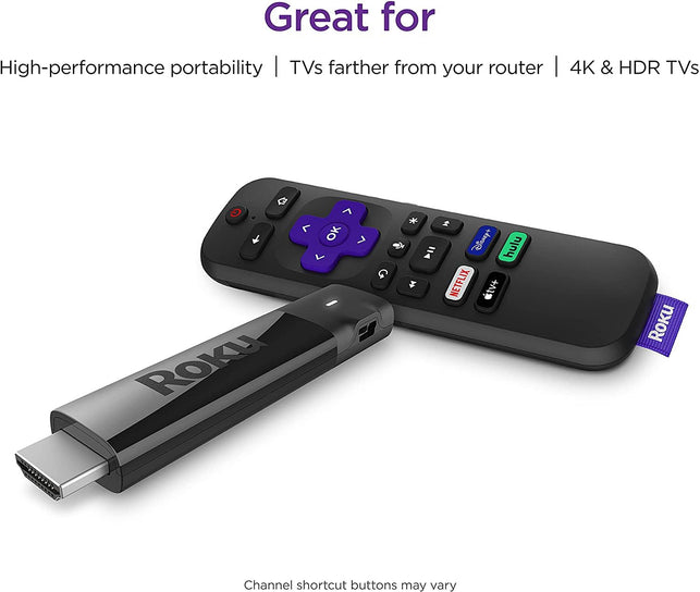 Roku Streaming Stick+ | HD/4K/HDR Streaming Device with Long-Range Wireless and Roku Voice Remote with TV Controls - The Gadget Collective
