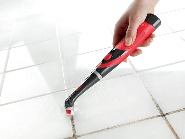 Rubbermaid Reveal Power Scrubber, Grout & Tile Bathroom Cleaner, Shower Cleaner, and Bathtub Cleaner, Multi-Purpose Scrub Brush - The Gadget Collective