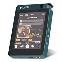 RUIZU 64GB HiFi Lossless MP3 Player with Bluetooth 5.0, DSD High Resolution Digital Audio Player, High-Res Portable Music Player with 2.8 inch Full Touch Screen, Support up to 512GB Micro SD Card - The Gadget Collective