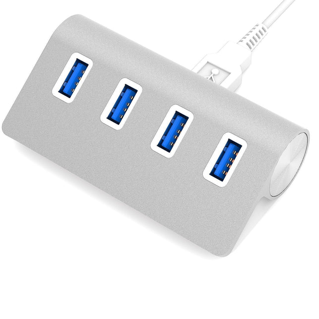 Sabrent Premium 4 Port Aluminum USB 3.0 Hub for Mac or PC - The Gadget Collective