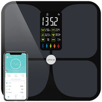 Scales for Body Weight and Fat, Lescale Large Display Weight Scale, High Accurate Body Fat Scale Digital Bluetooth Bathroom Scale for BMI Heart Rate, 15 Body Composition Analyzer Sync with Fitness App - The Gadget Collective