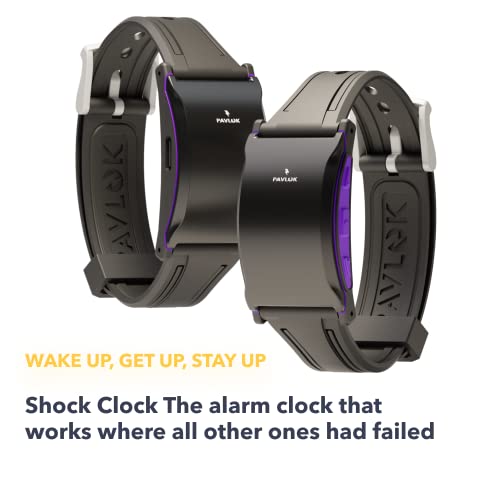 Shock Clock 3 (3rd Generation) – Shock Yourself Awake – Silent Alarm Clock Wearable for Deep Sleepers, Shift Workers, Couples, Students, Hard of Hearing – Train Your Brain to Wake Up On Time - The Gadget Collective