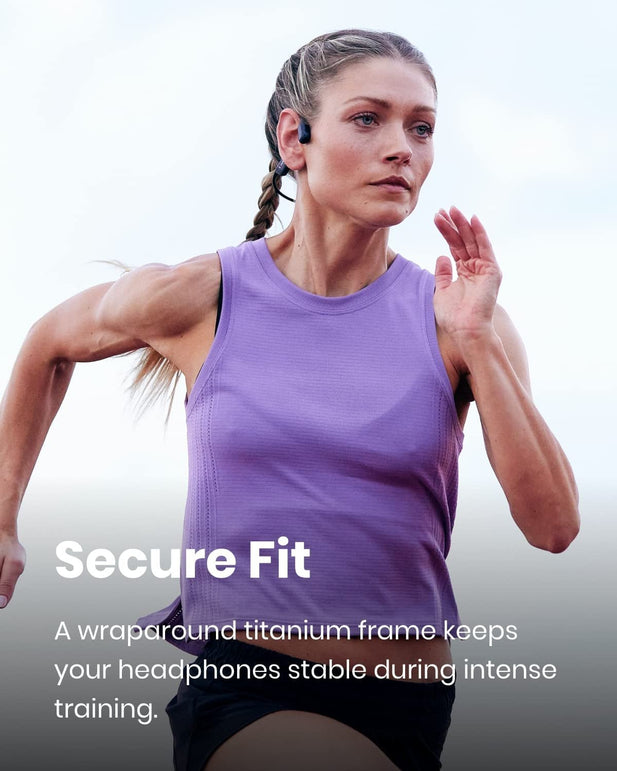 Shokz Openrun Pro Bone Conduction Sports Headphones, Open-Ear Sports Earphones with Mic, Bluetooth Wireless Bone Conduction Headset, IP55 Waterproof - The Gadget Collective