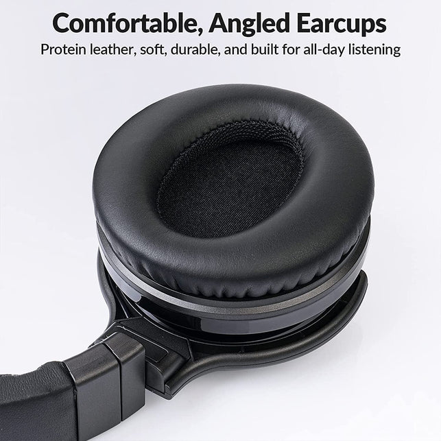 Silensys E7 PRO Active Noise Cancelling Headphones Bluetooth Headphones with Microphone Deep Bass Wireless Headphones over Ear, Comfortable Fit, 30H Playtime for Tv/Computer/Cellphone, Black - The Gadget Collective