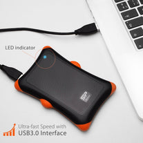 Silicon Power 1TB Rugged Armor A30 Military Grade Shockproof USB 3.0 2.5 Inch Portable External Hard Drive for PC, Mac, Xbox One, Xbox 360, PS4, PS4 P - The Gadget Collective