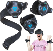 Skywin VR Tracker Belt and Tracker Strap Bundle for HTC Vive System Tracker Pucks - Adjustable Belt and Hand Straps for Waist and Full-Body Tracking in Virtual Reality (1 Belt and 2 Hand Straps) - The Gadget Collective