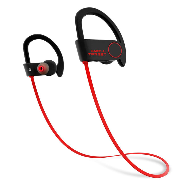 Small Target Bluetooth Headphones, Best Wireless Sport Earphones w/Mic IPX7 Waterproof Stable Fit in Ear Earbuds Noise Isolating Stereo Headset 9-Hour - The Gadget Collective