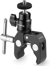 SMALLRIG Super Clamp Mount with Ball Head Mount Hot Shoe Adapter and Cool Clamp - 1124 - The Gadget Collective