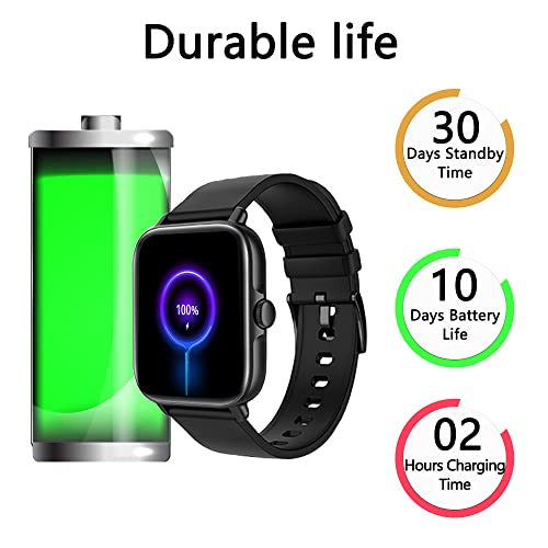 Smart Watch (Answer/Make Call), 1.7" Smartwatch Fitness Tracker for Android and iOS Phones with Heart Rate Sleep Tracking, 28 Sport Modes, Blood Oxygen, Ai Voice Control,Fitness Watch for Women Men - The Gadget Collective