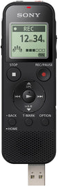 Sony ICD-PX470 Stereo Digital Voice Recorder with Built-in USB Voice Recorder, Black - The Gadget Collective