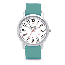 Speidel Scrub Watch for Medical Professionals with Silicone Rubber Band, Easy to Read Dial, Second Hand, Military Time for Nurses, Doctors, Students i - The Gadget Collective