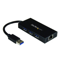 StarTech USB 3.0 Hub Gigabit Ethernet Adapter 3 Port NIC USB Network Adapter USB Ethernet Dongle - USB Lan Adapter - The Gadget Collective