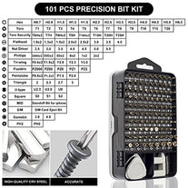 STREBITO Precision Screwdriver Set 124-Piece Electronics Tool Kit with 101 Bits Magnetic Screwdriver Set for Computer, Laptop, Cell Phone, PC, MacBook, iPhone, Nintendo Switch, PS4, PS5, Xbox Repair - The Gadget Collective