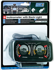 SUMEX 2808014 4X4 Inclinometer with Light - Black - The Gadget Collective