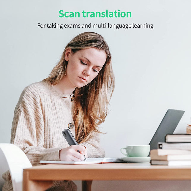 SVANTTO Pen Scanner, Text to Speech Device for Dyslexia, OCR Digital Highlighter Pen Reader, Exam Reading Pen for Students, Wireless Poliglu Language Translator Device - The Gadget Collective