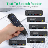 SVANTTO Pen Scanner, Text to Speech Device for Dyslexia, OCR Digital Highlighter Pen Reader, Exam Reading Pen for Students, Wireless Poliglu Language Translator Device - The Gadget Collective