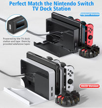 Switch Controller Charging Dock Station Compatible with Nintendo Switch & OLED Model Joycons, KDD Switch Controller Charger Dock Station with Upgraded 8 Game Storage for Nintendo Switch Joycon & Games - The Gadget Collective