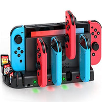 Switch Controller Charging Dock Station Compatible with Nintendo Switch & OLED Model Joycons, KDD Switch Controller Charger Dock Station with Upgraded 8 Game Storage for Nintendo Switch Joycon & Games - The Gadget Collective