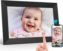 TEKXDD Digital Photo Frame Wifi, 10.1 Inch [Au Version] Smart Cloud Digital Picture Frame with IPS LCD Touch Screen Display, 16GB Storage, Share Photos and Videos Instantly via App from Anywhere - The Gadget Collective