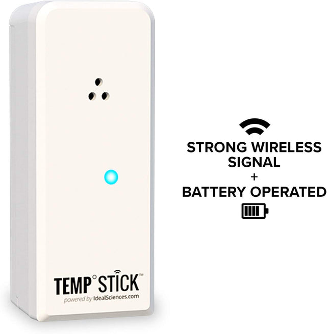 Temp Stick Wireless Remote WiFi Temperature & Humidity Sensor. No Subscription or Monthly Fees. 24/7 Monitoring, Alerts & History. Free iPhone/Android Apps, Made In America. Monitor Anywhere, Anytime! - The Gadget Collective