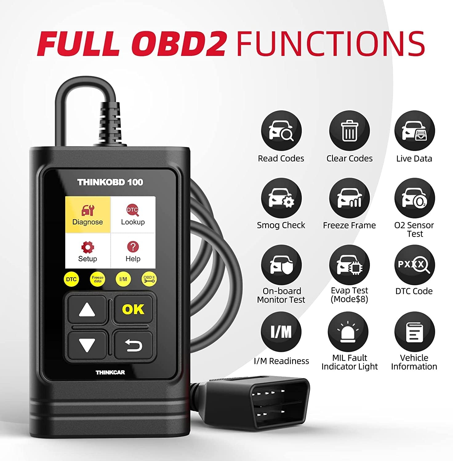 Proficient, Automatic bluetooth obd2 scanner for Vehicles 