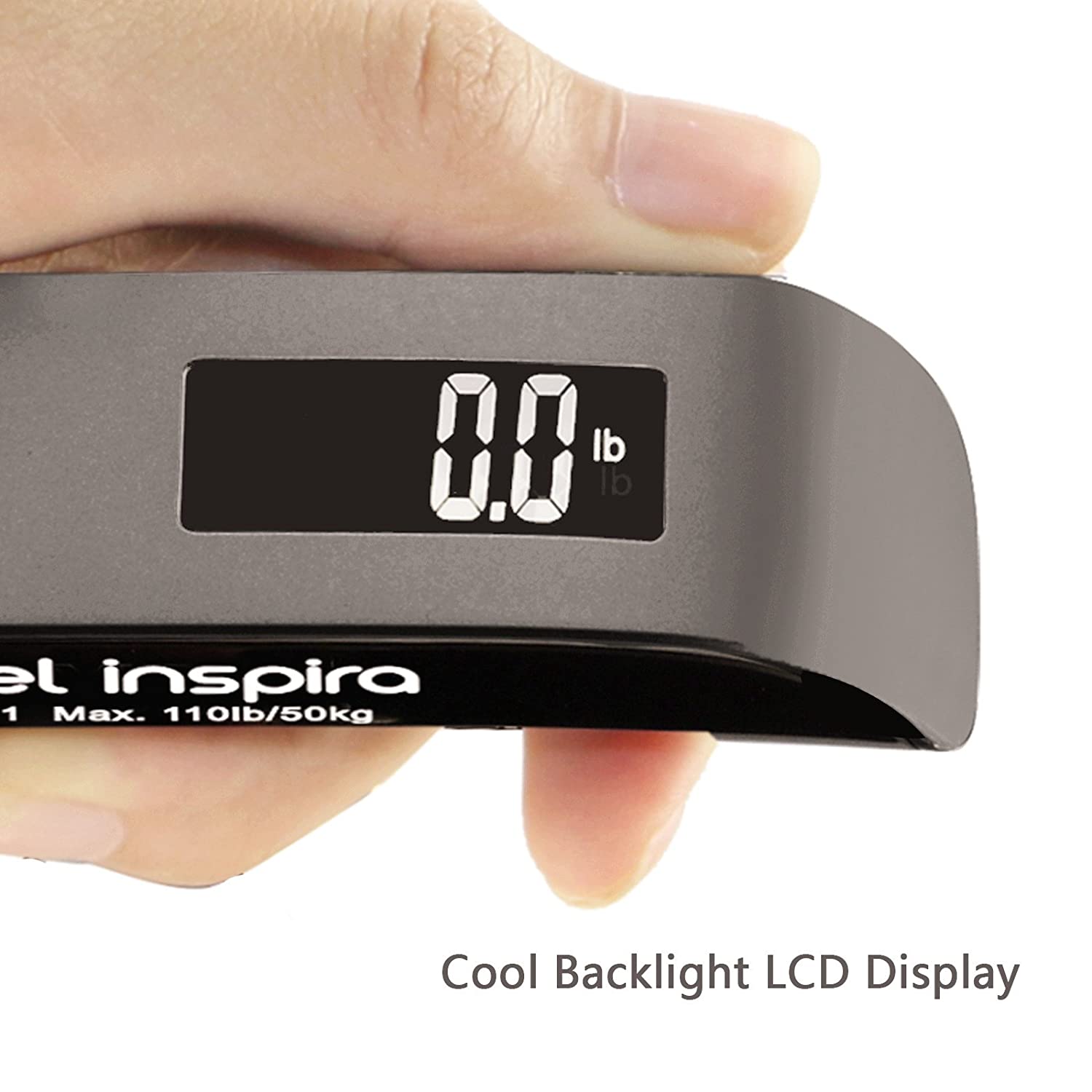 Travel inspira Digital Luggage Scale, 110LB Portable Handheld