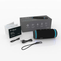 TREBLAB HD77 Premium Bluetooth Speaker Loud 360° HD Surround Sound, Wireless Dual Pairing, 25W Powerful Bass, 20H Battery - The Gadget Collective