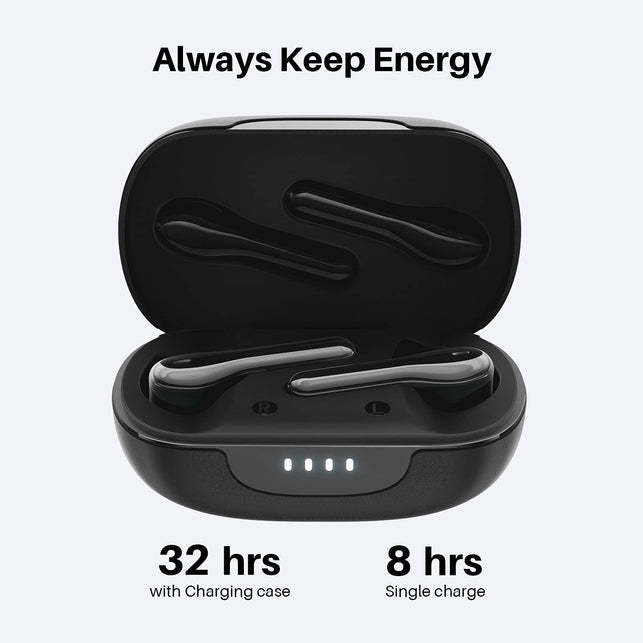 Tribit Wireless Earbuds, Bluetooth 5.2 Earbuds Qualcomm QCC3040, 4Mics CVC 8.0 Call Noise Canceling Crystal-Clear Calls Comfortable Earbuds 32H Playtime Wireless Bluetooth Headphones, Flybuds C2 - The Gadget Collective