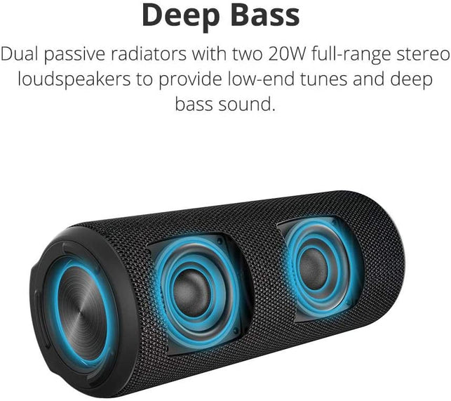 Tronsmart Waterproof Bluetooth Speakers, T6 Plus 40W Outdoor Speakers Bluetooth 5.0, IPX6 Portable Wireless Speakers with Tri-Bass Effects, 15-Hour Pl - The Gadget Collective