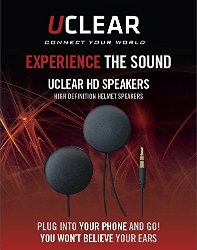 UClear Digital Pulse Wired Drop-in High Definition Helmet Speakers - The Gadget Collective