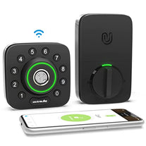 ULTRALOQ U-Bolt Pro BUILT-IN WiFi Smart Lock with Door Sensor, 6-in-1 Keyless Entry Door Lock with Built-in WiFi, Bluetooth, Fingerprint and Keypad, Smart Lock Front Door, ANSI Grade 1 Certified - The Gadget Collective