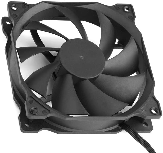 upHere 3-Pack Long Life Computer Case Fan 120mm Cooling Case Fan for Computer Cases Cooling-12BK3-3 - The Gadget Collective