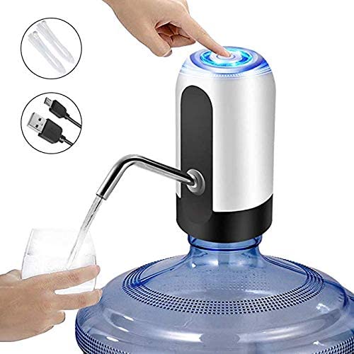 Urdonda Water Bottle Pump, USB Charging Automatic Drinking Water Pump Portable Electric Water Dispenser Water Bottle Switch for Universal 5 Gallon Bot - The Gadget Collective