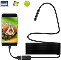 USB Endoscope,Inspection Camera Borescope 3 in 1 HD 2 MP CMOS Waterproof Snake Camera Pipe Drain with 6 Adjustable Led Light for Android,Computer,Smartphone,Samsung,Windows,Tablet,Pc-16.4 Ft/5M - The Gadget Collective