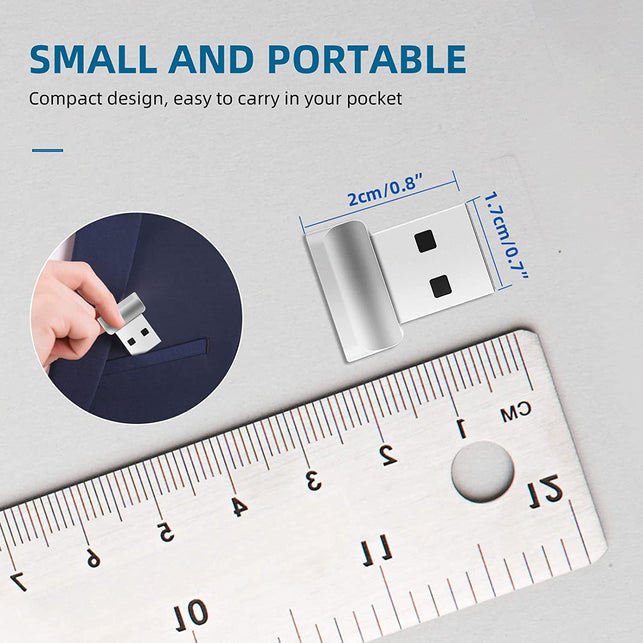 USB Fingerprint Reader, DDSKY Portable Security Key Biometric Fingerprint Scanner Support Windows 10 32/64 Bits with Latest Windows Hello Features (1-Pack) - The Gadget Collective