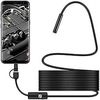 USB Snake Inspection Camera, 2.0 MP IP67 Waterproof USB C Borescope, Type-C Scope Camera with 8 Adjustable LED Lights for Android, PC2 - The Gadget Collective