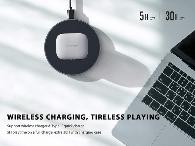 VANKYO Alpha N10 Active Noise Cancelling Wireless Earbuds, Bluetooth Earbuds with Environment Noise Cancelling, True Wireless Headphones, 35Hrs Playti - The Gadget Collective